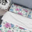 Blue and Pink Roses - Ensemble de housse de couette floral - Polyester microfibre-1197823097