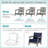 6 Inch Sunbrella Outdoor Chair Seat Back Cushion Set-1808457745-1808457774