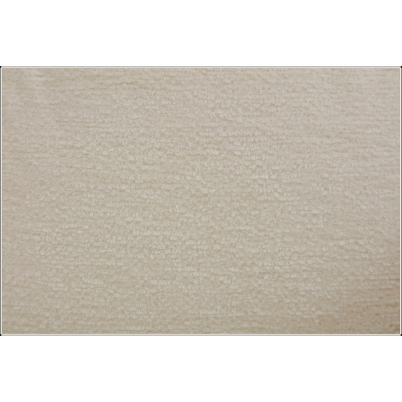 Ensemble de 2 chaises de salle à manger en chenille avec roues universelles, Beige