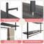 80cm W Metal Wall Mounted Shelving Unit-1174222827