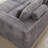 87" Oversized Boneless Sectional Lounge Chaise,No Assembly Required,Cloud Plush Loveseat-850826188