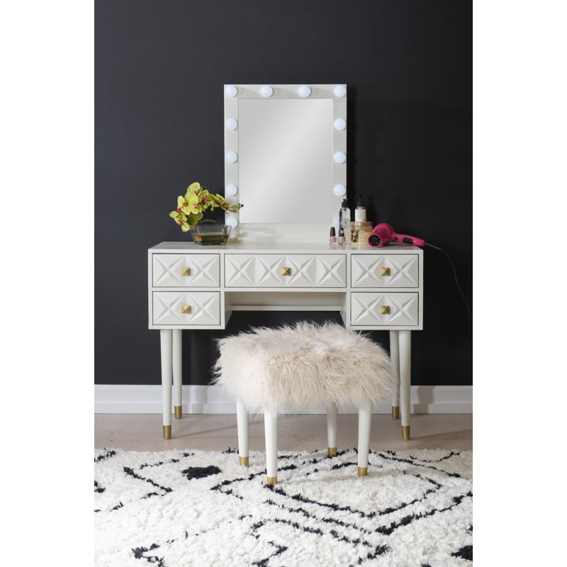 Durga Vanity, White