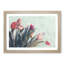 Bunch Of Pink Tulips Painting - Single Picture Frame Print on MDF-56632728-56632733