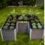 Urbana Keyhole Composting Raised Garden Bed-72108493