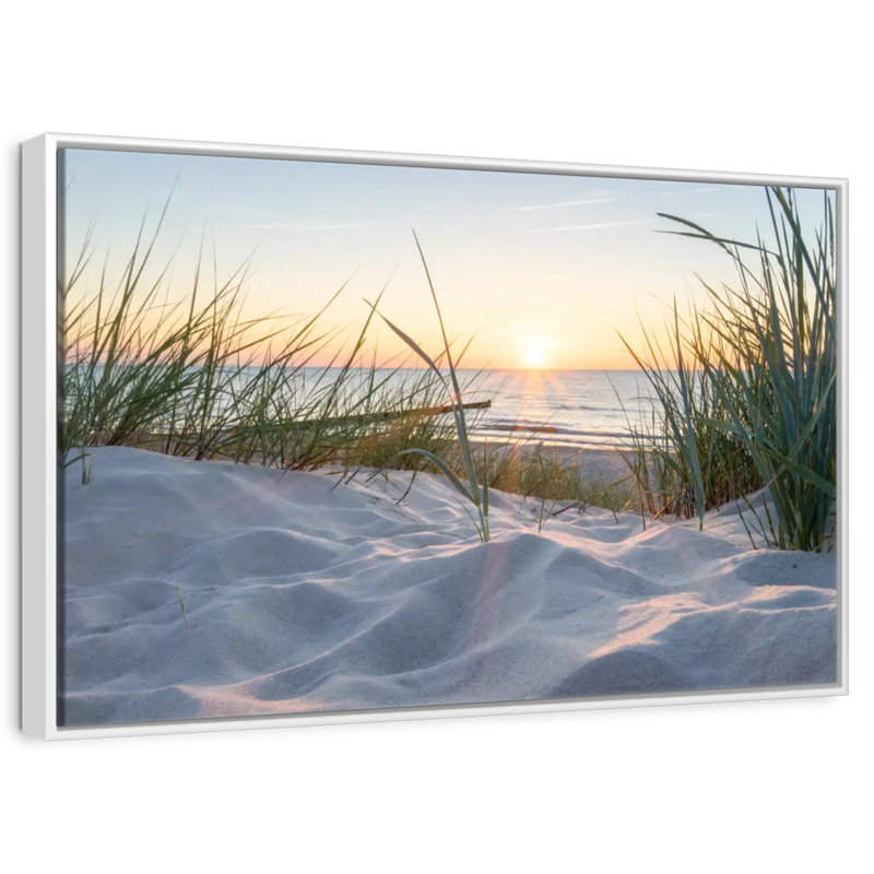 Tuley de la mer Baltique, Cadre flottant blanc, 46 po x 31 po