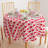 Sirois Hearts Diagonal Stripe Tablecloth-1695283433