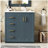 30'' Bathroom Vanity with Ceramic Sink Combo,Solid Wood Frame Bathroom Storage Cabinet, Freestanding Vanity Set with 3 Drawers& Soft Closing Doors-925556872