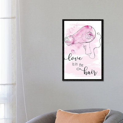 Love Is In The Hair by Tava Studios - Floater Frame Gallery-Wrapped Canvas Giclée on Canvas