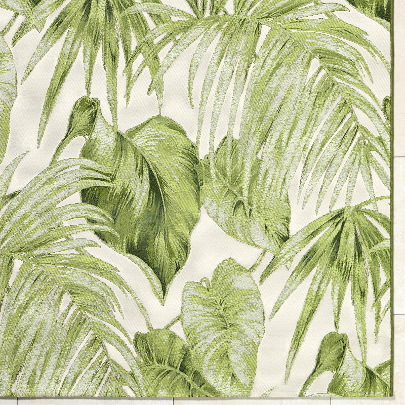 Conswala Machine Woven Indoor/Outdoor Area Rug, Rectangle 5'3" x 7'1"
