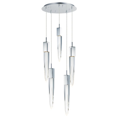 Fleischman 5 - Light LED Cluster Pendant