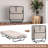 Belspring 15.5" Steel Folding Bed Made in Italy-1916248011