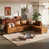 Brown Faux Leather