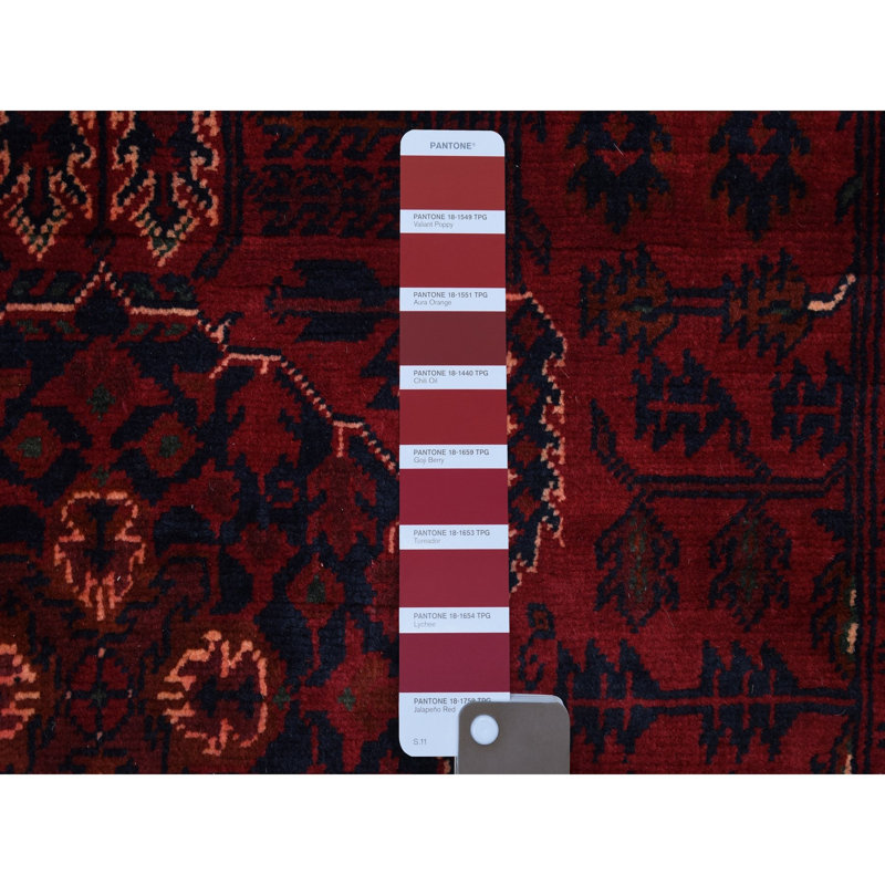 Pinhas One-of-a-Kind 3' X 5' New Age Area Rug in Red