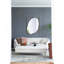 Miroir coquelicot 30x1x40 "avec cadre en métal doré