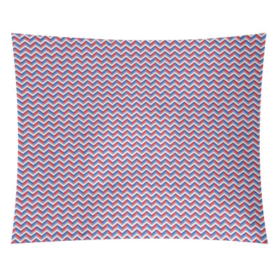 Tapisserie à motif à chevrons de noël en polyester fêtes