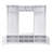 79.1''Wide Modern Hall Tree With Shoe Storage, 4-In-1 Entryway Bench With 8 Cubbies, 7 Coat Hooks & Adjustable Shelf For Hallway, Living Room-1160417129