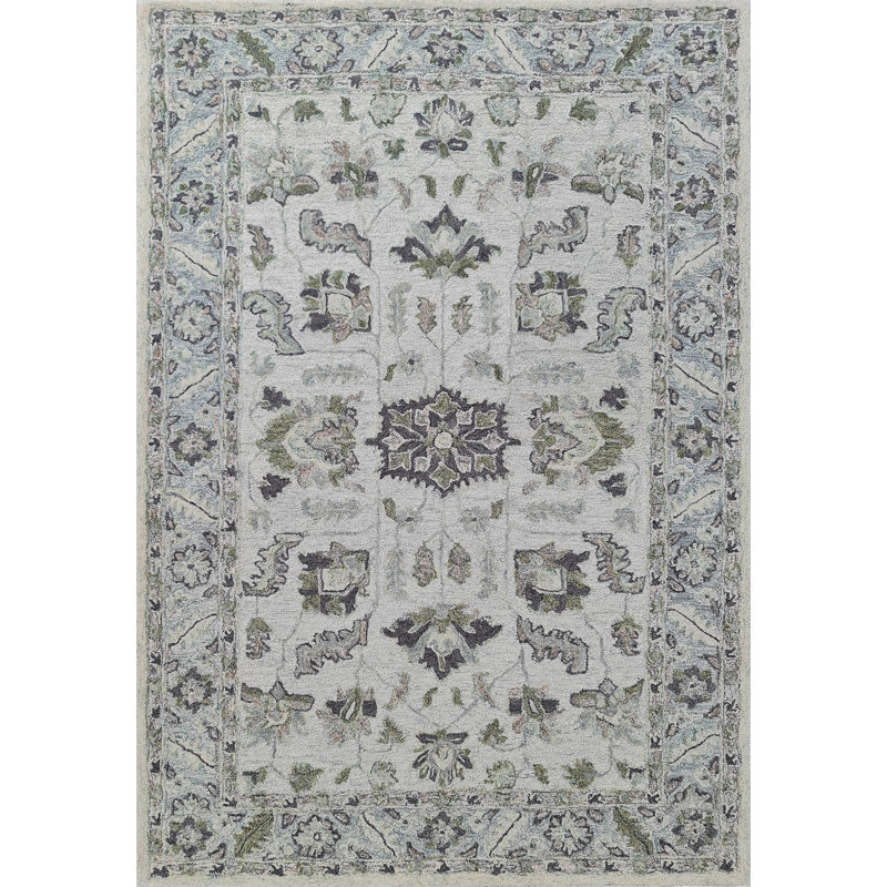 Tapis de couloir en laine Angilia, Rectangle 8 pi x 10 pi