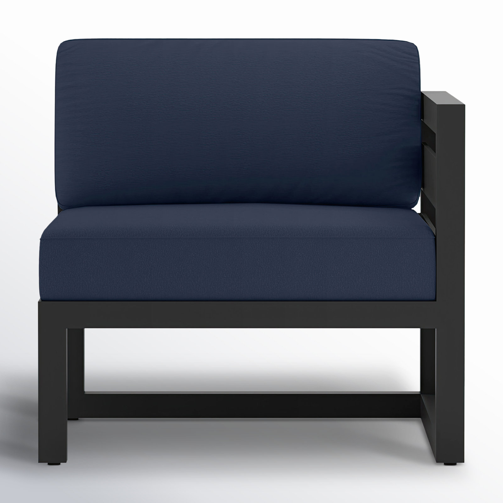 Smith Sunbrella® Patio Lounge Chair, Spectrum Indigo, Black