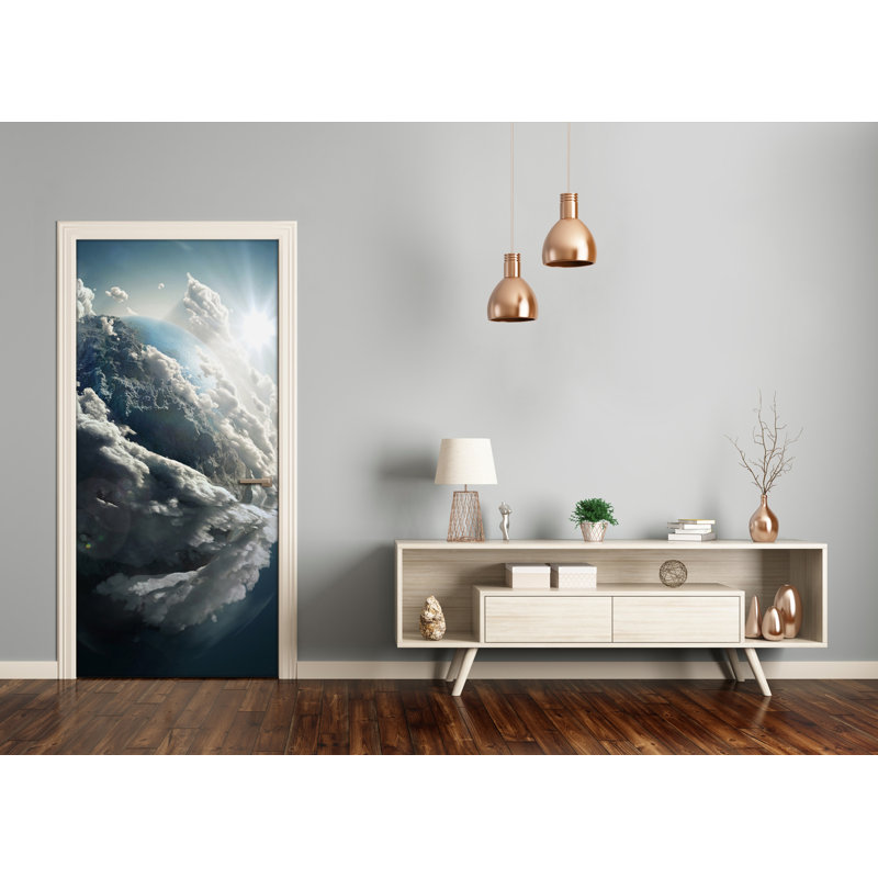 On Planet Earth Door Decal