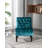 Javita 22.83'' Wide Modern Armless Accent Living Room Chair / Leisure Chair,Upholstered Fabric Button Comfortable Chair with Wooden Legs-125444562-128212844