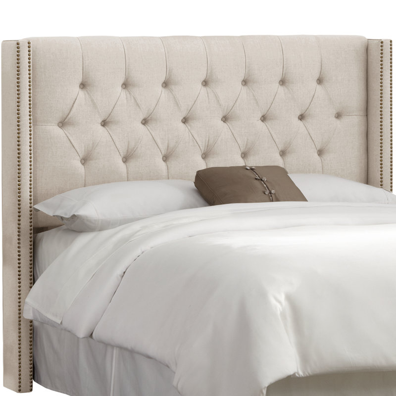 Headboard, Full, Classic Talc Linen