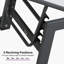 Ensemble de 3 chaises longues d'extérieur en aluminium avec roulettes et coussins-677208729