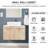 29.54'' Single Bathroom Vanity with Ceramic Top
