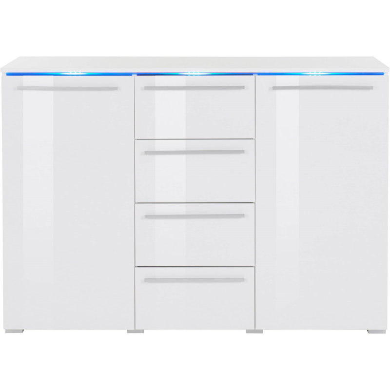 Morena 132cm Sideboard, White 