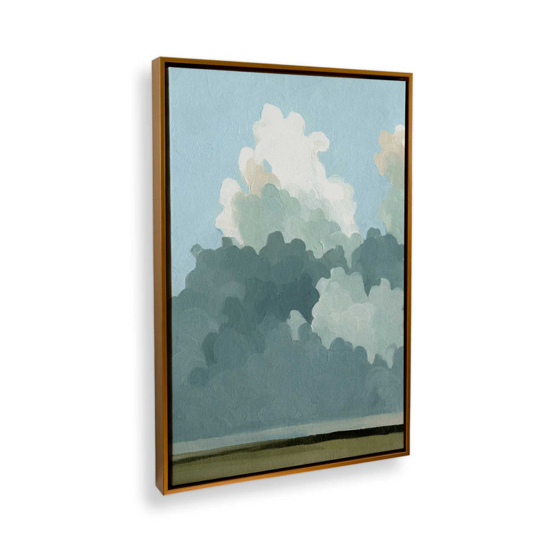 Impression sur toile Tranquil Overgrowth I dans un cadre doré, 30 po x 20 po