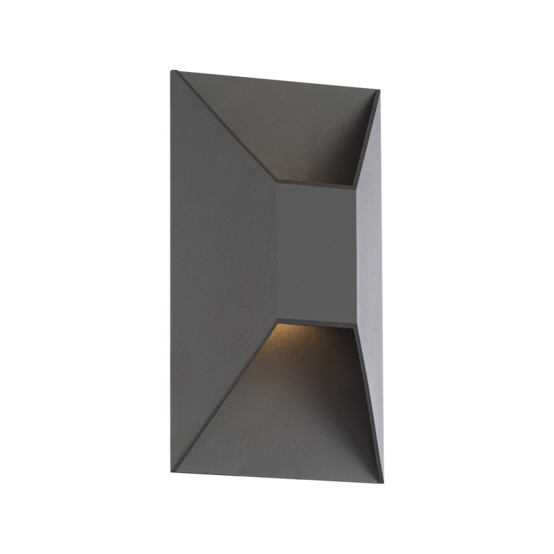 Maglev LED Flush Mounted Sconce, 3000K, Bronze, 10" H x 5.5" W x 3.625" D