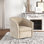 Karcher 29.75" W Swivel Barrel Chair