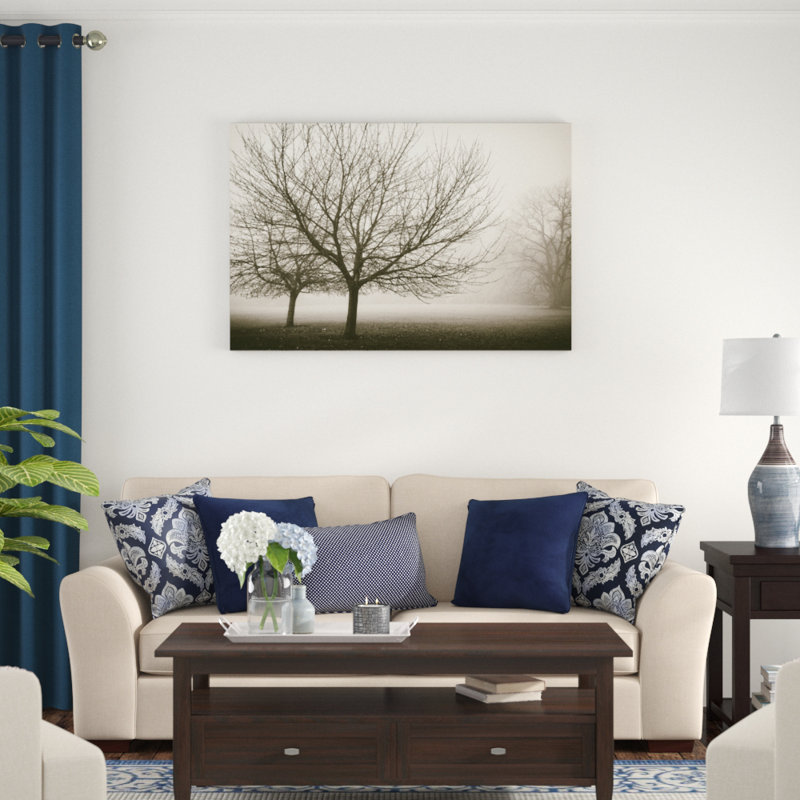 Trees in Fog VIII by Jody Stuart - Photograph Print, Wrapped Canvas, 30cm H x 46cm W