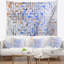 Tapisserie d’art fractal en bleu ciel abstract-28498039