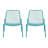Bisso Outdoor Metal Mesh Stacking Accent Chairs-1579849400