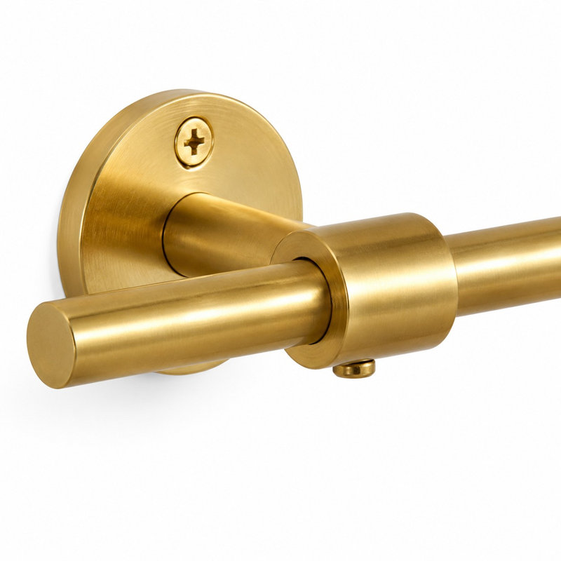 Ottone - Porte-serviettes contemporain et luxueux en laiton massif