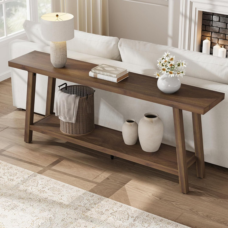 Console de 70,87 po de long, Brun