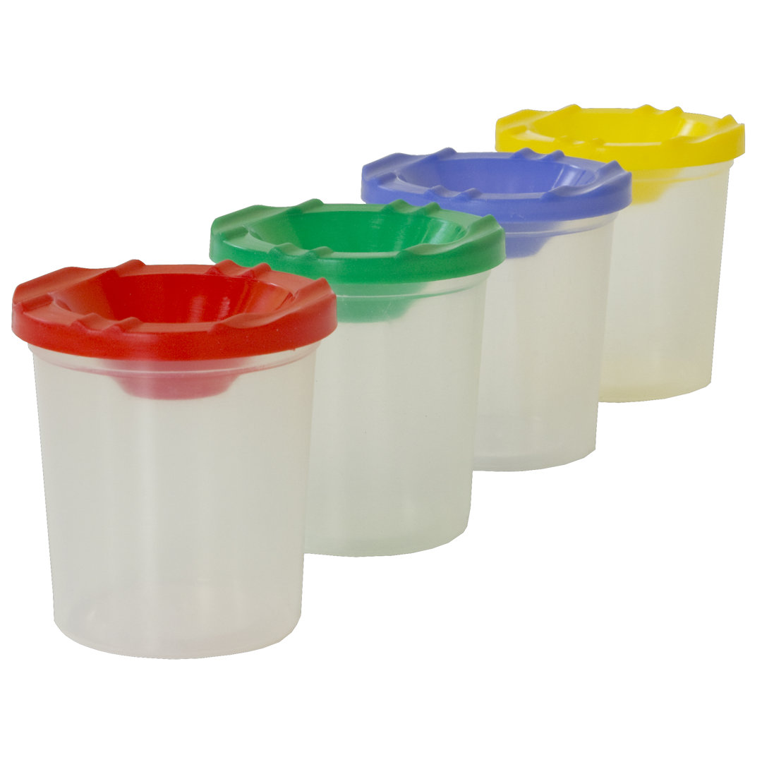 Paint Cups (Set of 8) Wood Designs