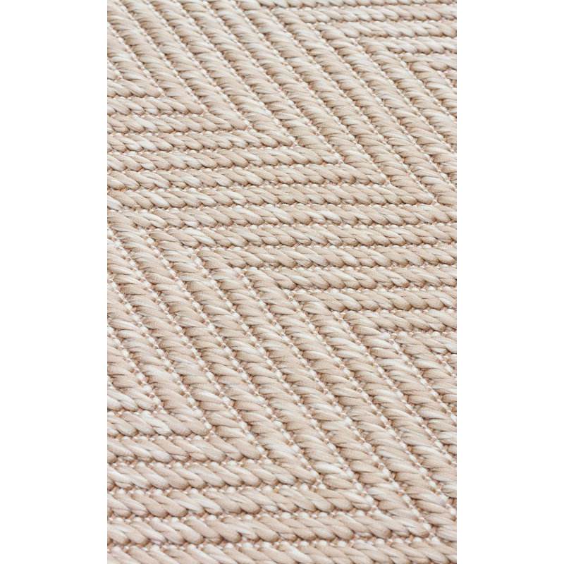 Willemien Beige Cotton Flatweave Carpet, 3.3 x 9.8 ft | 100% Cotton, 1.8 lbs/sq ft | No Pile, Machine Washable at 86°F | Easy to Clean with Vacuum & Spot Remover | Perfect for Living Room, Bedroom & Office Decor