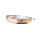 Mauviel M'Heritage 150 B Copper Oval Gratin Pan With Brass Handles