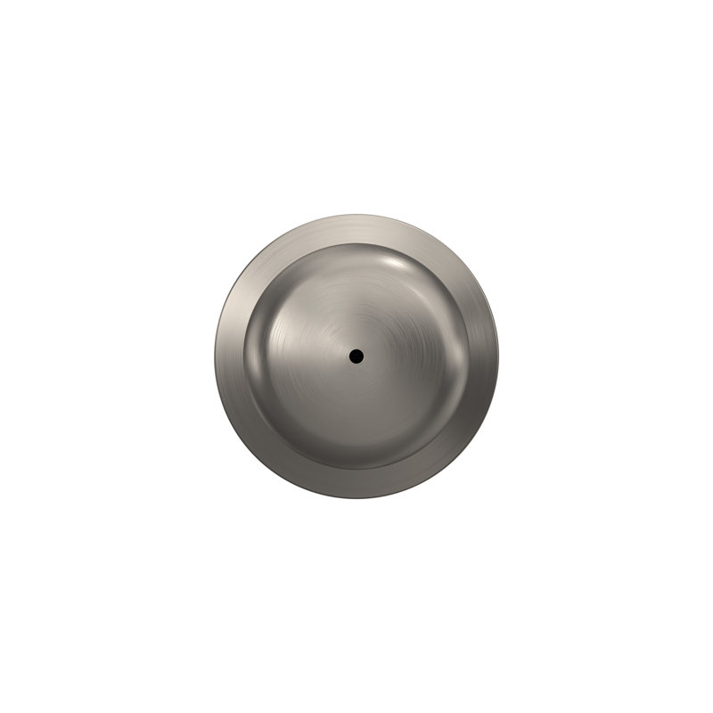 Plymouth Bed and Bath Knob, Satin Nickel