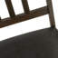 Chaise de salle à manger, côté, rembourré, cuisine, salle à manger, similicuir, pieds en bois, brun