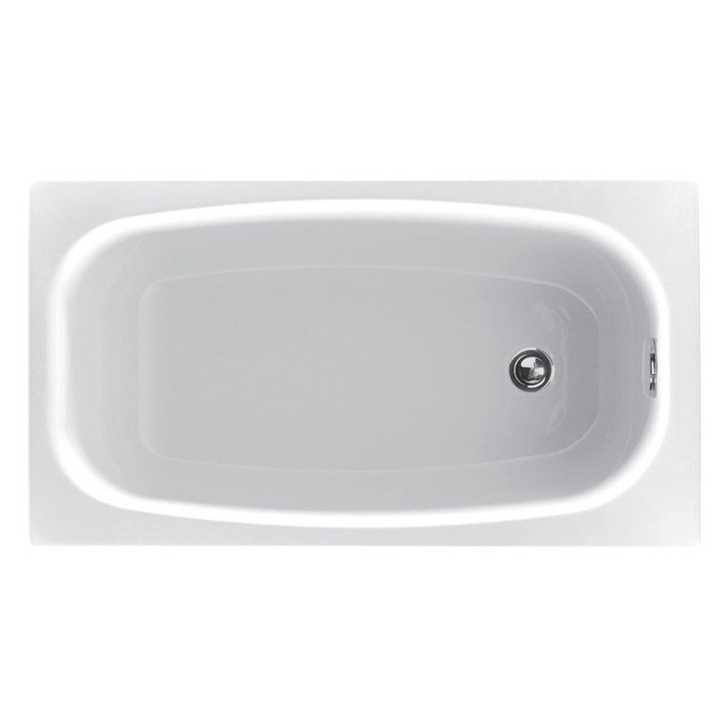 Liza x 700mm Soaking Acrylic Bathtub, 45cm H x 168cm W x 70cm D