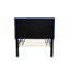 Lit simple en velours avec construction ferme 12 - Casque de soutien réglable-796376896