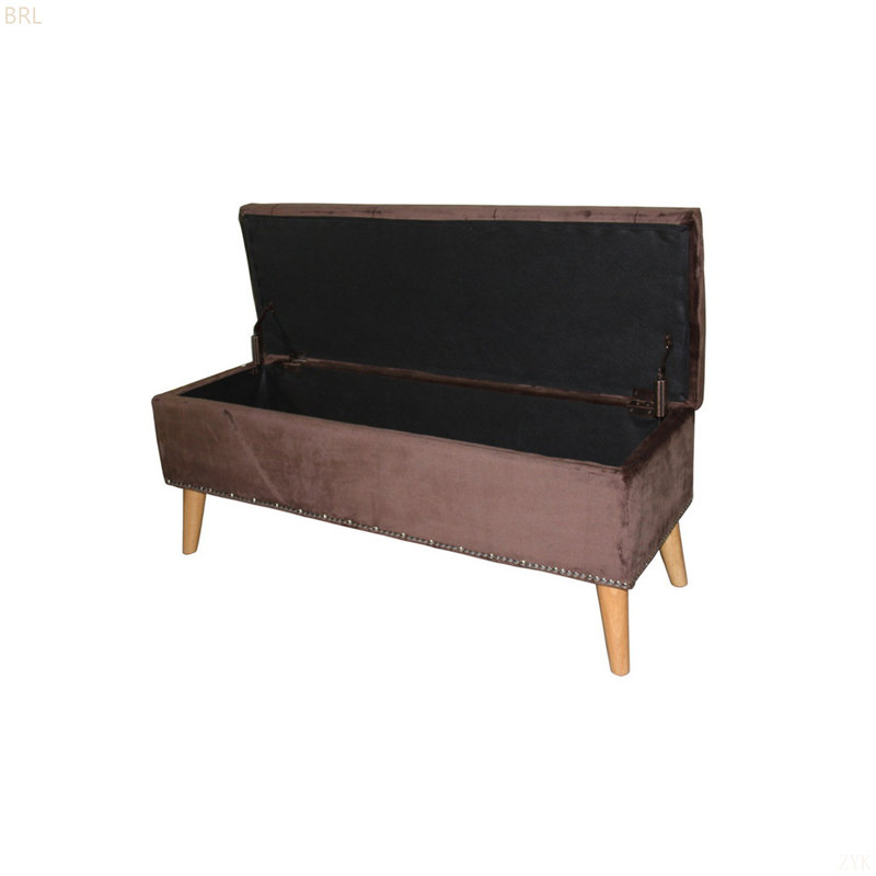 Banc de rangement 17 po, suède