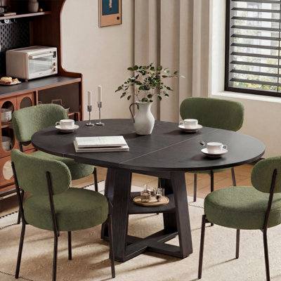 Table de salle à manger extensible et chaises, table de cuisine moderne avec sièges