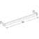 Tub Enclosure Towel Bar Kit, 3/8 In. X 3/4 In. X 32 In. Bar, Extruded