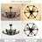 23/32" Caged Modern Farmhouse Ceiling Fans With Lights And Remote-656195667