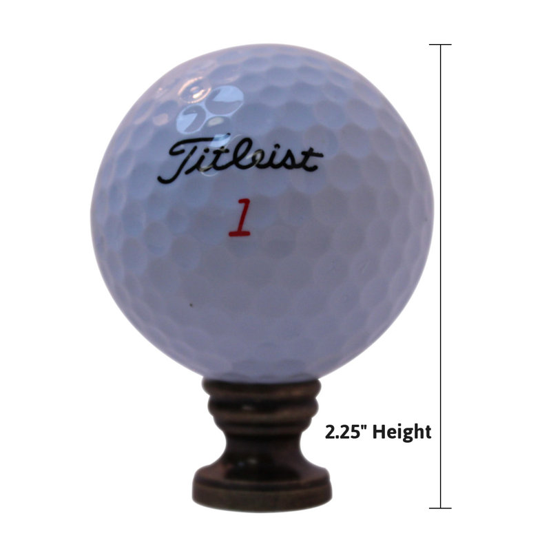 Faîteau de lampe boule de golf
