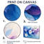 «Floating Leaves In Purple Ink River II», art mural feuilles-486757621-486757617-486757622