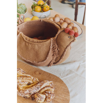 Lorena Canals Growing Up On A Farm Fabric Decorative Basket
